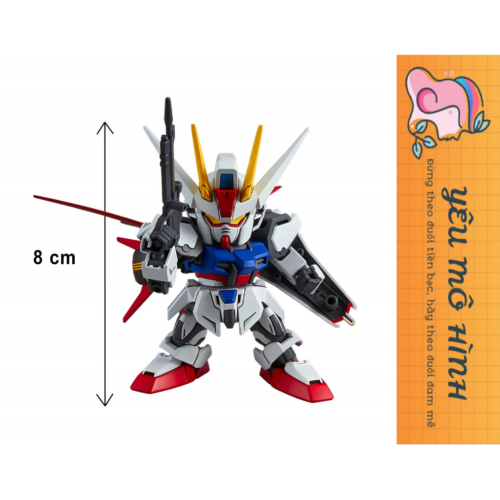Mô hình Gundam SD Sparkling Soilder Tặng kèm base trưng bày