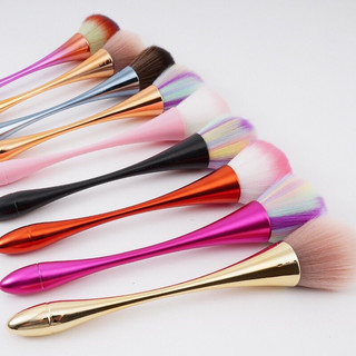Chổi phủi bụi nail cán dài, cọ phủi bụi móng