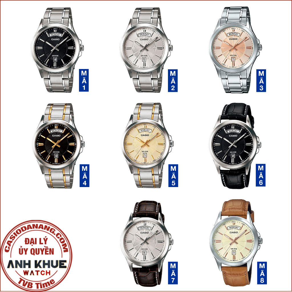 Đồng hồ nam Casio Standard chính hãng MTP-1381 Series