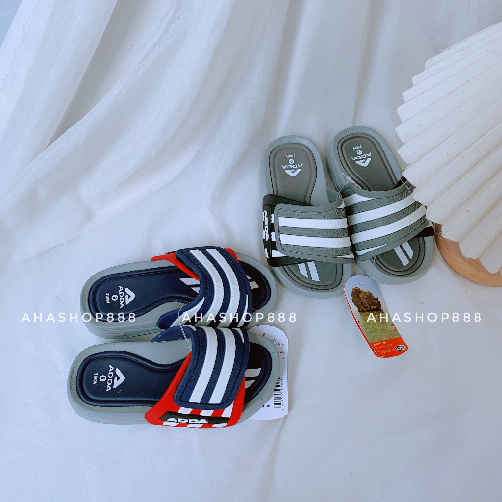 Dép Adda 2 Sọc Siêu Nhẹ Thái Lan Cho Bé Trai Từ 2-10 Tuổi K205
