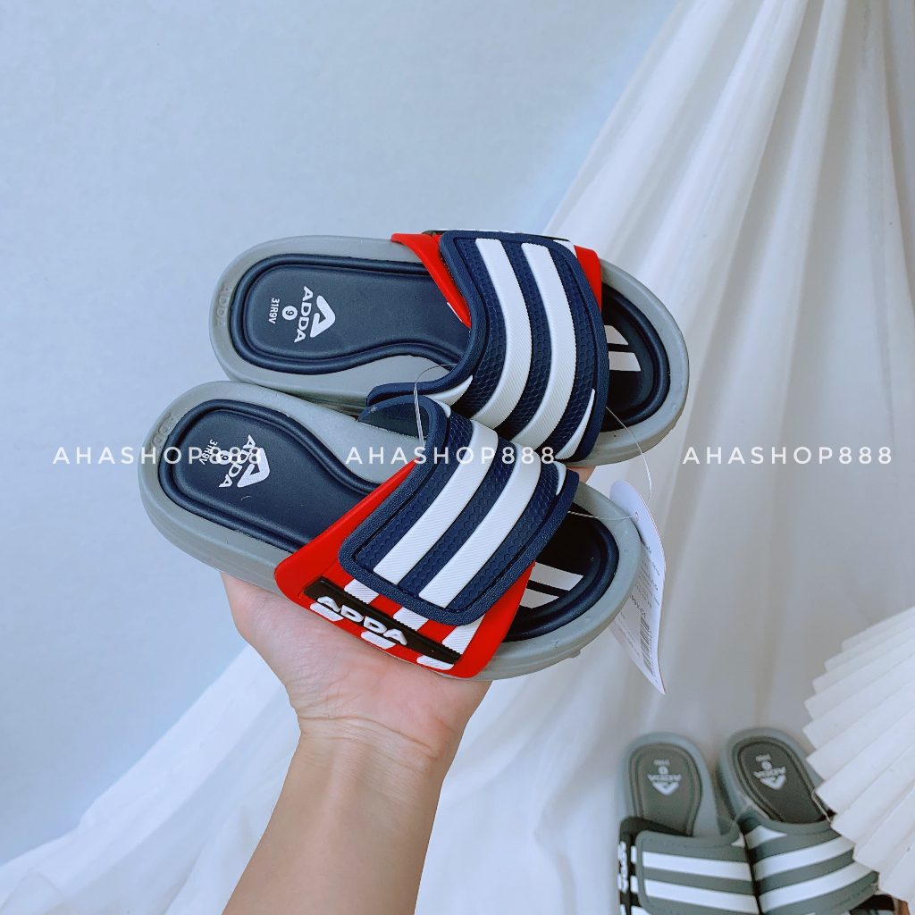 Dép Adda 2 Sọc Siêu Nhẹ Thái Lan Cho Bé Trai Từ 2-10 Tuổi K205