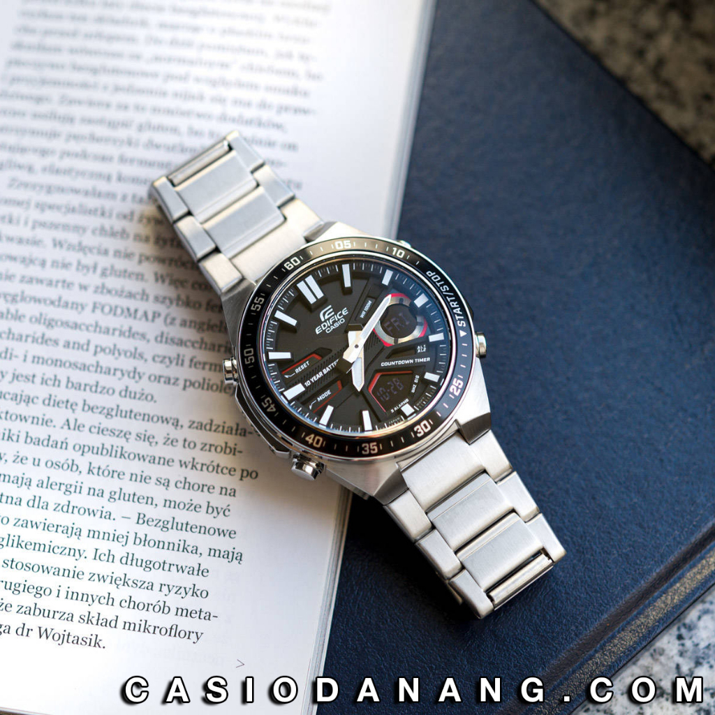 Đồng hồ nam Casio Edifice chính hãng Anh Khuê EFV-C110D-1A4VDF