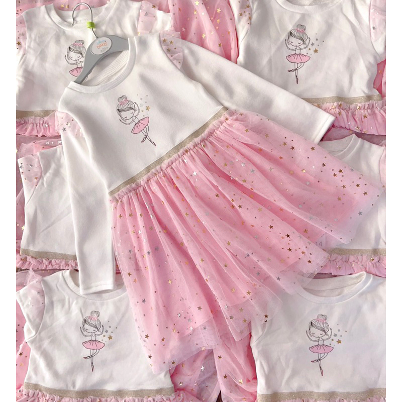 Váy bé gái Tu.tu dư xịn 3m-4y