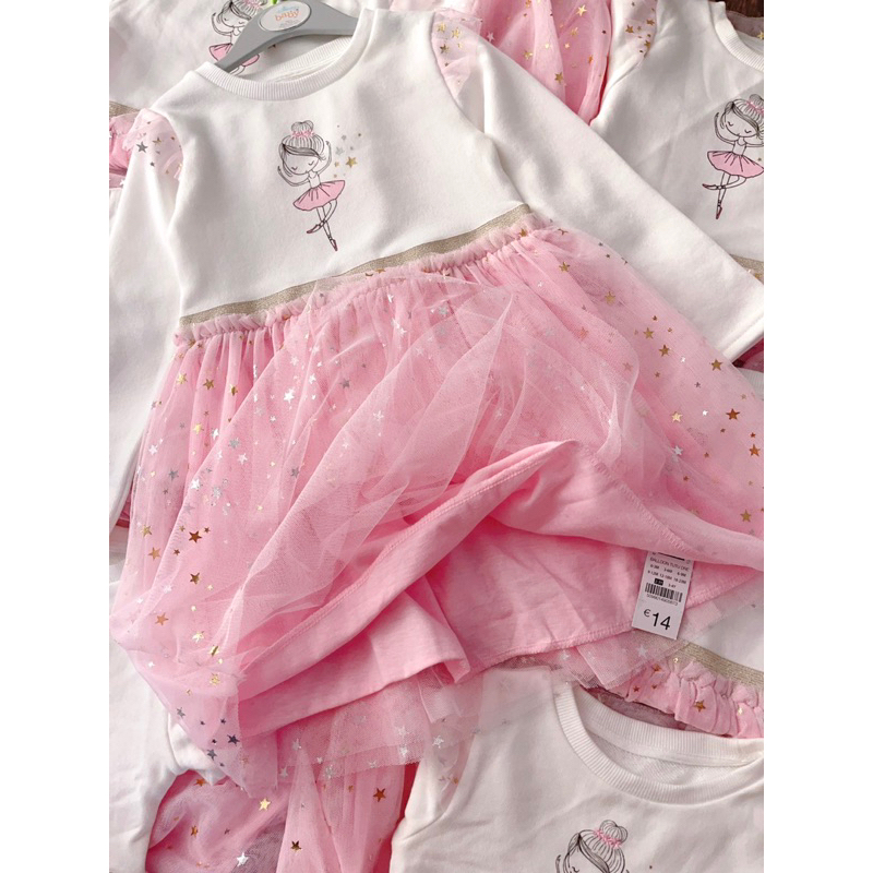 Váy bé gái Tu.tu dư xịn 3m-4y