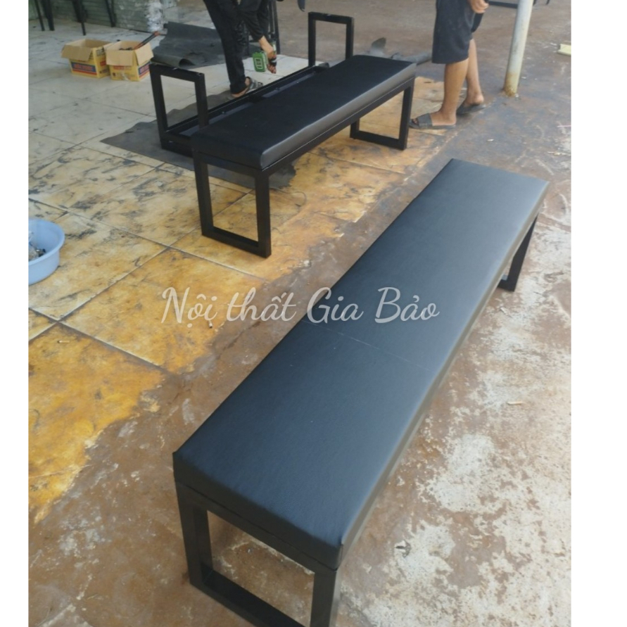 Sofa Chân sắt, Nệm Vuông cạnh dày 5P