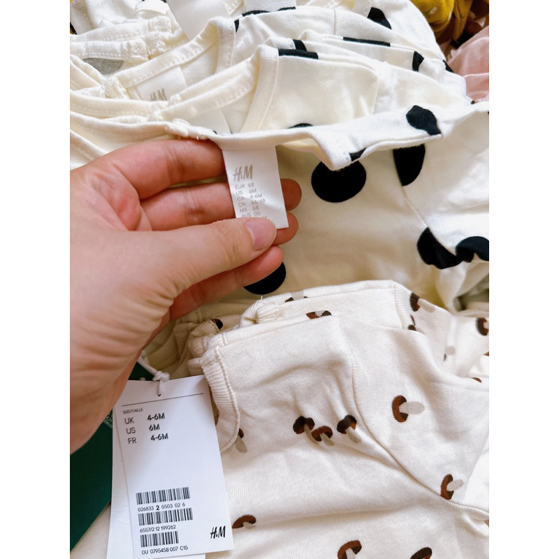 Áo dài tay HM bé gái