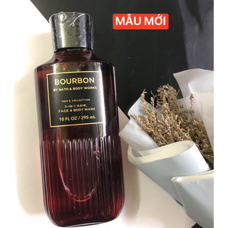 Sữa tắm gội cho nam Bath & Body Works Bourbon Hair & Body Wash 295ml