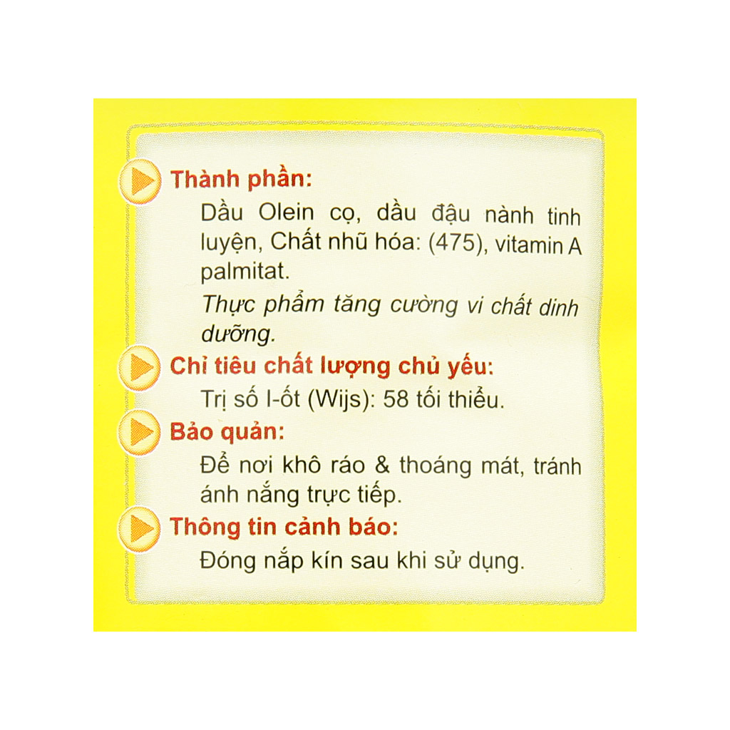 Dầu thực vật tinh luyện Orchid chai 1 lít