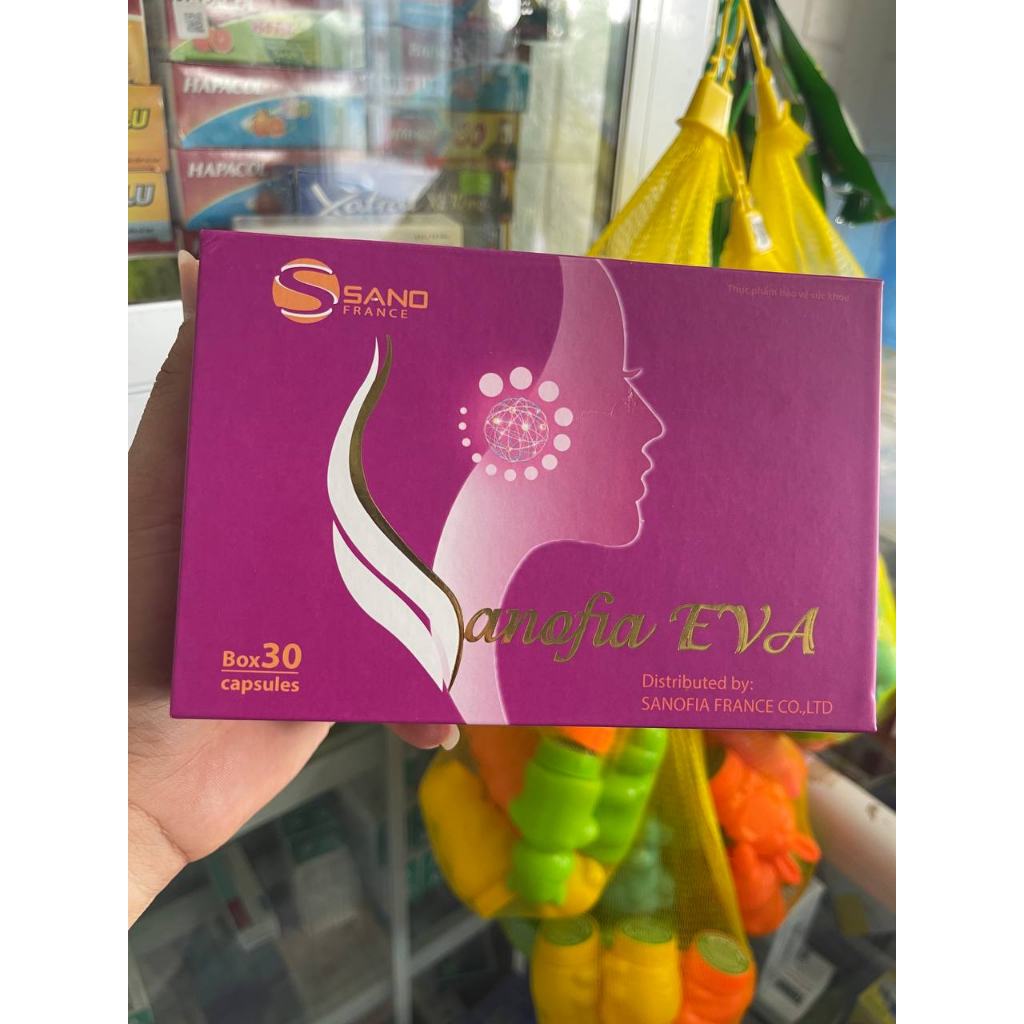Nội Tiết Sanofia Eva  + Quà Tặng 1h Vitamin E - Giúp Da Dẻ Hồng Hào, Hết Nhăn, Hết Sạm Nám, Giảm Bốc Hỏa.