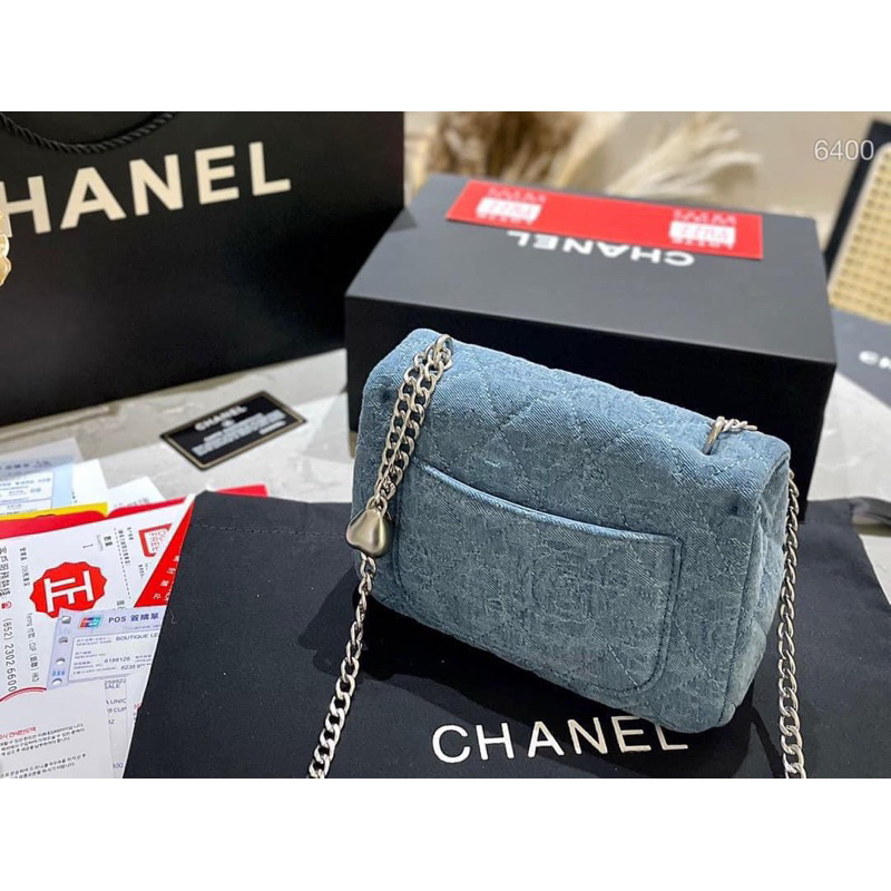 Túi Cha_nel quai chuông tim full box nam châm hàng vip sz21