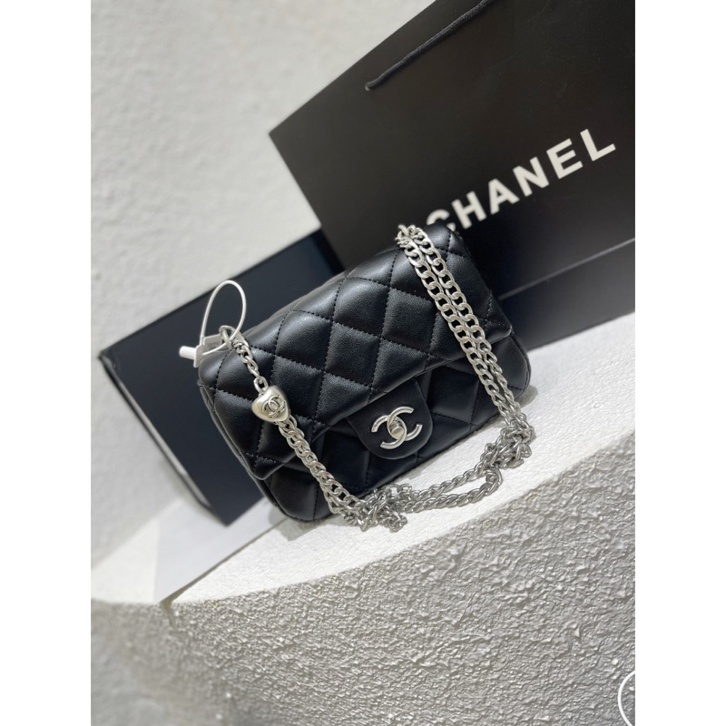 Túi Cha_nel quai chuông tim full box nam châm hàng vip sz21