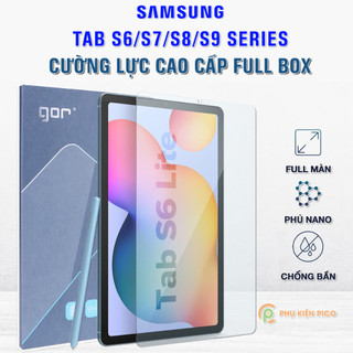 Kính cường lực Samsung Tab S6 Lite / Tab S7 Plus / Tab S9 Ultra chính hãng Gor- Dán màn hình Samsung Galaxy Tab S8 Ultra