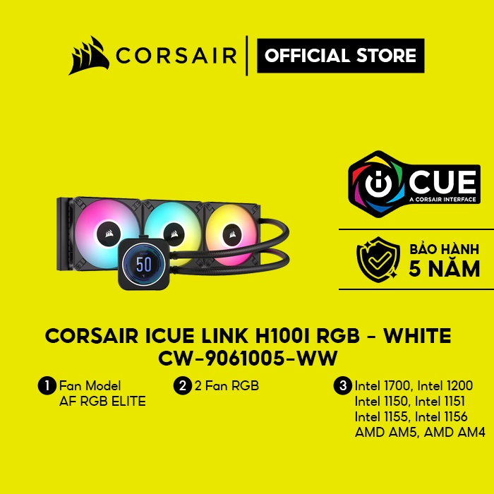 Tản nhiệt nước Corsair H170i ELITE LCD XT/CW-9060076-WW