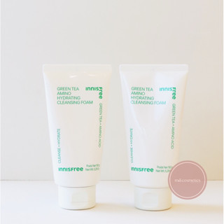 Sữa rửa mặt trà xanh Jeju Innisfree Hydrating Amino Acid Cleansing Foam mẫu mới 2022
