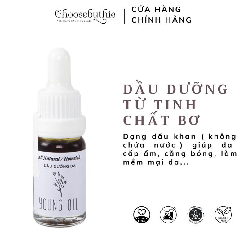 Dầu dưỡng Young Oil trẻ hóa, phục hồi, Choosebythie