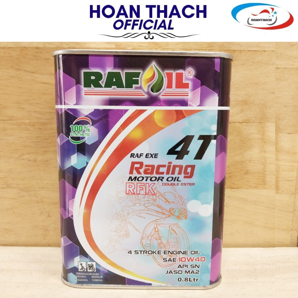 Nhớt Tổng Hợp Rafoil Racing 10W40 800ML ( Mẫu Mới ) Dành Cho Xe Tay Ga, Xe Số SP019820