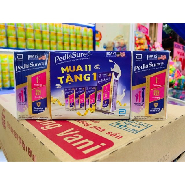 Sữa Nước Pediasure Vani 110ml/180ml dành cho trẻ 1-10 tuổi