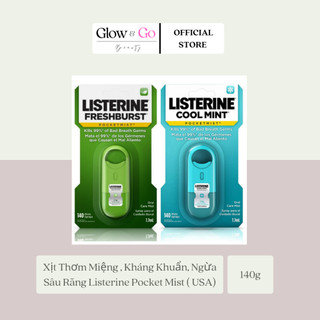 Xịt Thơm Miệng , Kháng Khuẩn, Ngừa Sâu Răng Listerine Pocket Mist