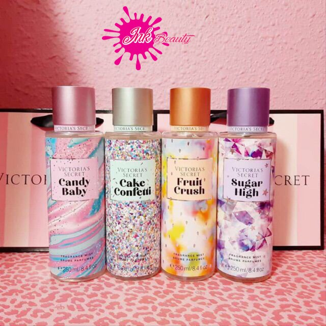 Xịt thơm body mist Victoria's secret bảng mùi Baby Sweet kẹo ngọt