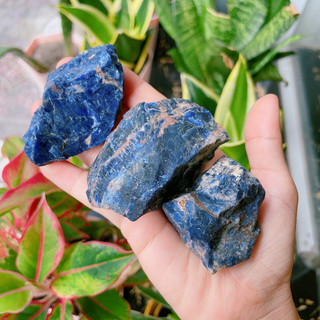 Đá thô Sodalite chưa qua chế tác, Đá thiên nhiên không xử lý, Đá Năng lượng