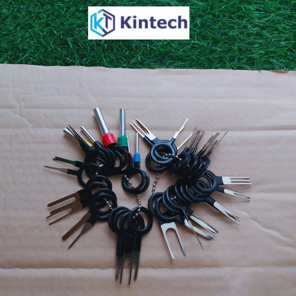 Bộ cậy tháo giắc điện ô tô, xe máy đầy đủ Kintech