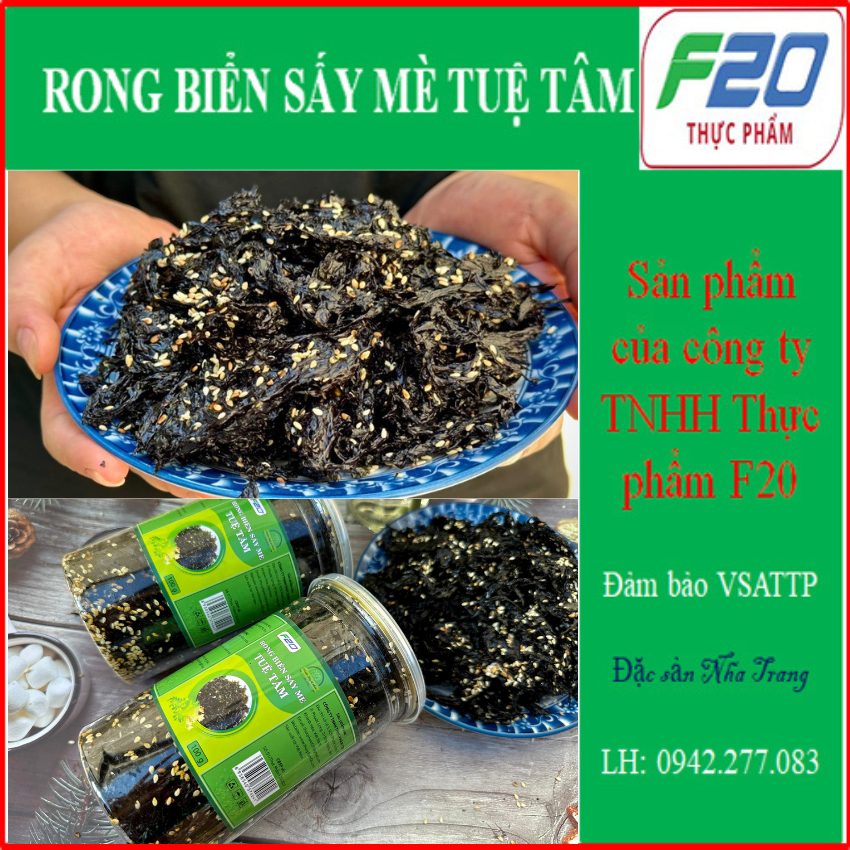 Rong Biển Sấy Mè Ăn Liền Tuệ Tâm - Rong Biển Ăn Liền - Rong Biển Sấy Giòn