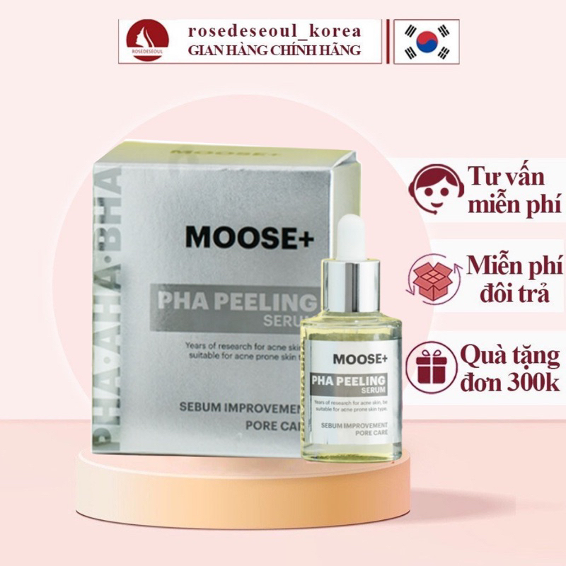 Peel da moose+ trọng lượng 30ml hạn dùng 2026