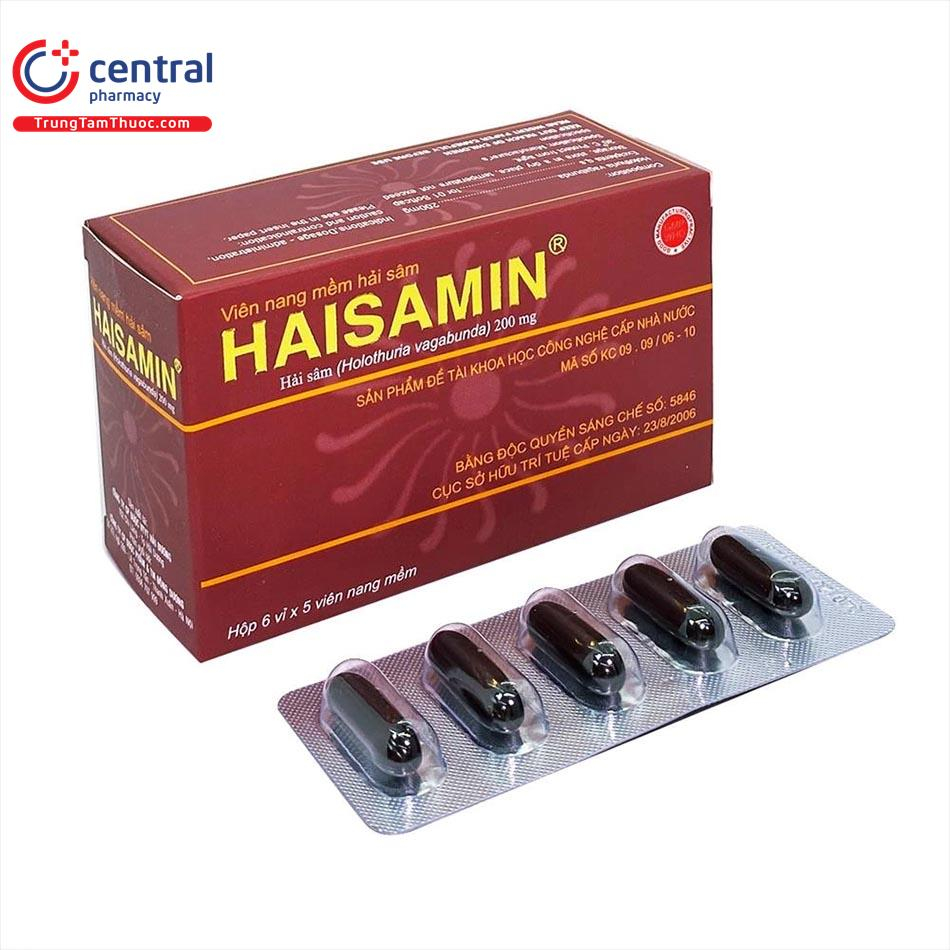 Haisamin hộp 30 viên - Bổ thận, ích tinh, tráng dương, giúp cơ thể hồi phục khí huyết - Trung Tâm Thuốc Central Pharmacy