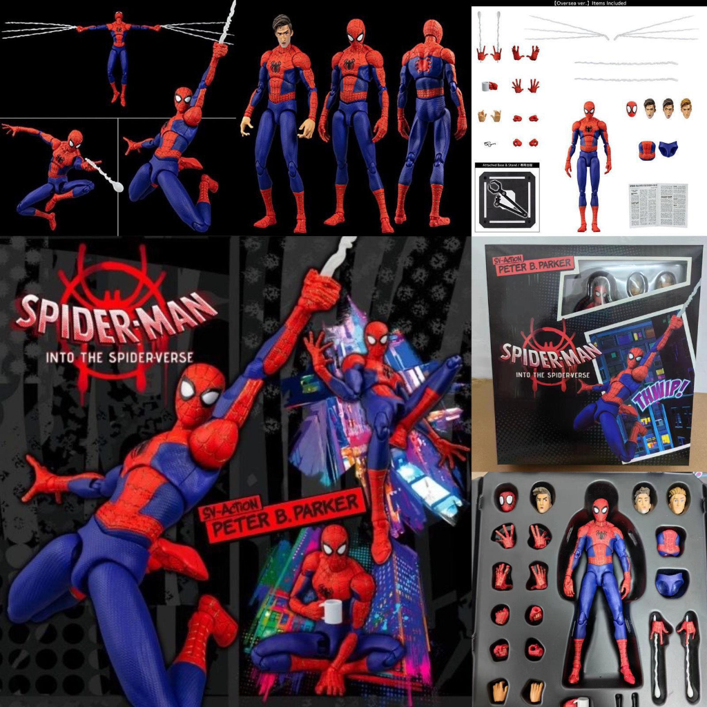 MH79 - Mô Hình Cao Cấp Đồ Chơi Nhân Vật Người Nhện Cao 16cm Trong Phim SPIDER MAN VERSE NS3 SV-Action Cho Trẻ Em