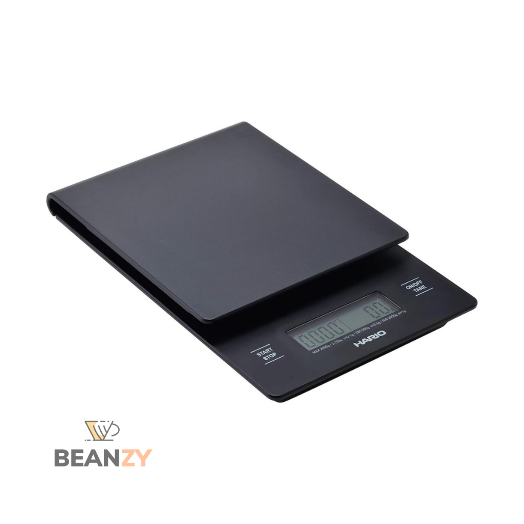 Cân Điện Tử Hario VSTN-2000B - Nhựa - Đen