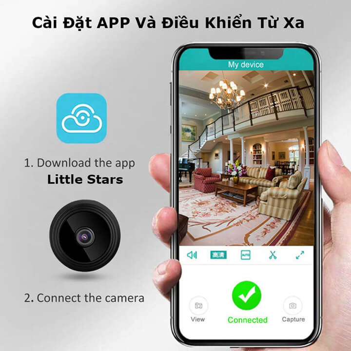 Camera Mini A9 Camera Ip 1080P Chính Hãng Máy Quay Mini Không Dây Từ Tính An Ninh Gia Đình | BigBuy360 - bigbuy360.vn