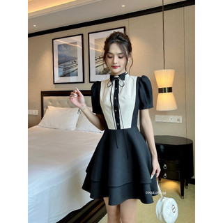Váy đen dự tiệc tiểu thư thanh lịch Celina Dress- COQUI