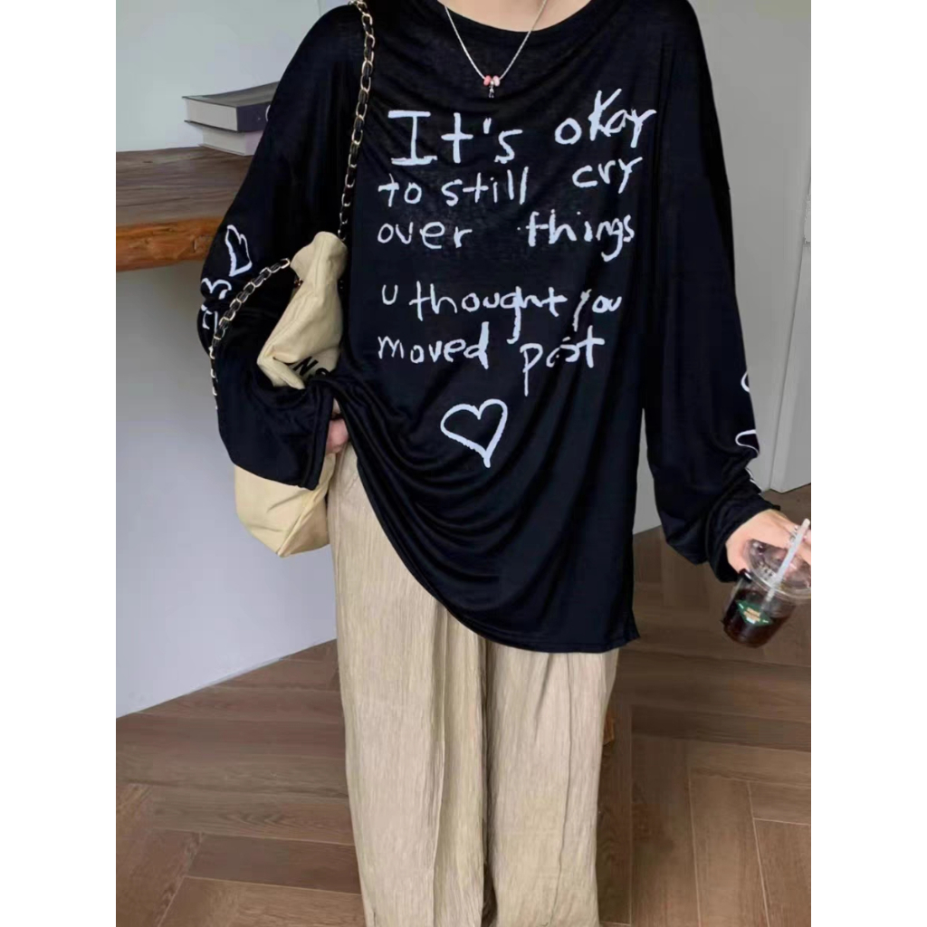 Áo thun thu đông tay dài, áo phông giấy mỏng nữ hàng QC loại 1 SINSIN SHOP