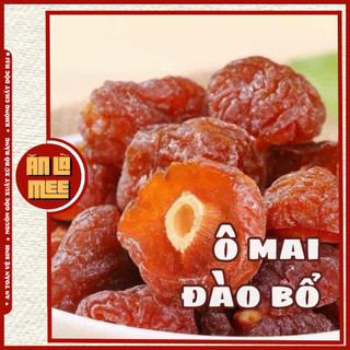 500g ô mai đào nâu bổ đôi sấy dẻo chua ngọt -tiệm ăn vặt ăn là mê ô mai xí muội, ô mai tuổi thơ.v.v..