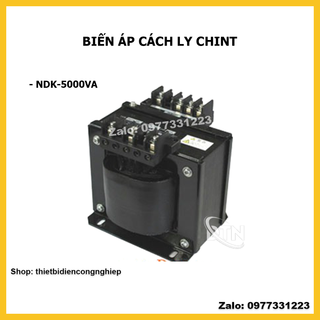 Chint BIẾN ÁP CÁCH LY CHINT NDK-5000VA (hàng chính hãng)