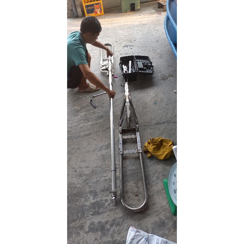 Nền máy inox dành cho máy xăng cốt xéo từ 6.5 -7.5