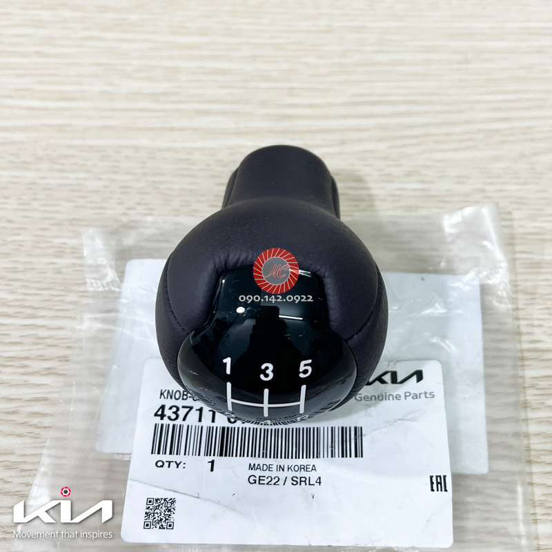 Quả đấm cần số sàn Kia Morning 2004-2010 / Chính hãng nhập khẩu Hàn Quốc từ KIA MOTORS - HYUNDAI MOBIS