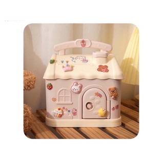 Két mini đựng tiền tiết kiệm cho bé hình ngôi nhà