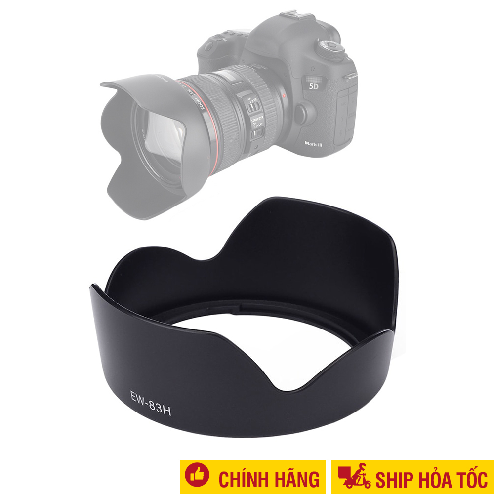 Lens hood Canon EW-83H cho Ống kính Canon EF 24-105mm F4 L IS USM Loa che nắng EW 83H