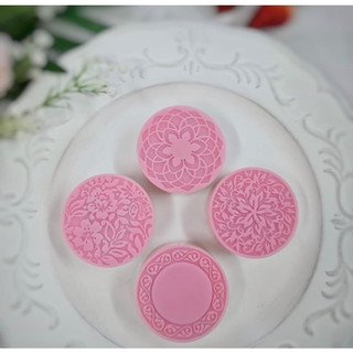 Set 4 khuôn trung thu silicon mẫu mới