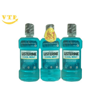 Combo 3 chai nước súc miệng listerin thái lan 250ml
