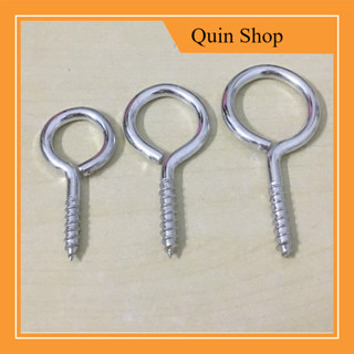 Khuy hàn tròn, Khoen cửa vặn ổ khóa, khoen treo màn,Combo 1 chiếc