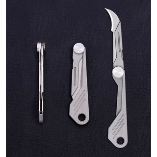 Móc khóa Tacray EDC titanium folding