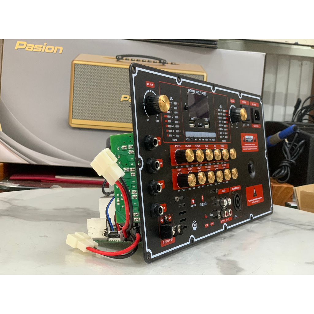 Mạch board loa kéo 19x38 mẫu mã mới T450