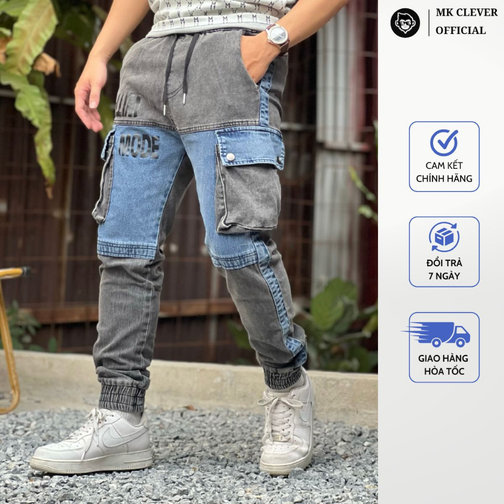 Quần Jogger Jeans Dylen MK CLEVER Vải jeans dày dặn, mềm mịn, Form dáng thể thao, khỏe khoắn, thời thượng