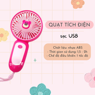 Quạt cầm tay mini sạc điện - quạt mini cầm tay - quạt tích điện mini sạc USB Handheld