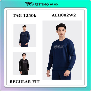 Bộ đồ dài thu đông Aristino cổ tròn bo gấu ALH002W2