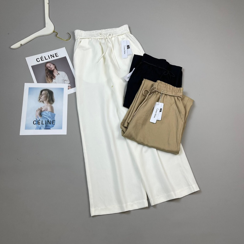 Quần linen lưng thun Shojo có dây