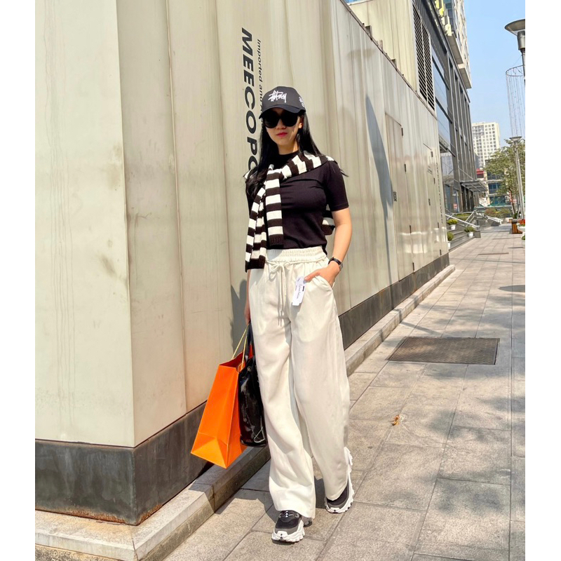 Quần linen lưng thun Shojo có dây