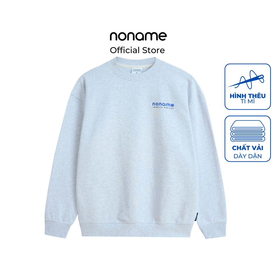 Áo Sweater Unisex noname Identity Project /Gray_NNMWD6001D151